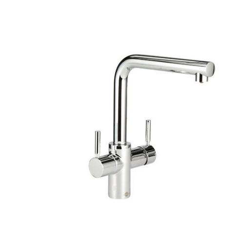 InSinkErator 3N1 L Shape Instant Boiling Hot & Cold Water Tap with Tank & Filter Chrome