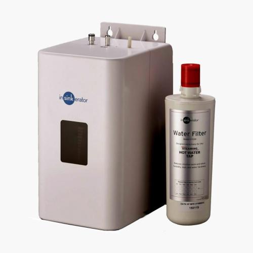 InSinkErator 3N1 L Shape Instant Boiling Hot & Cold Water Tap with Tank & Filter Chrome