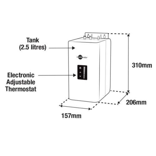 InSinkErator NeoTank Boiling Tank with Filter and Installation Kit, 45094