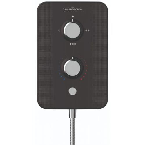 Gainsborough Slim Duo Electric Shower Piano Black 8.5kw GSDPB85