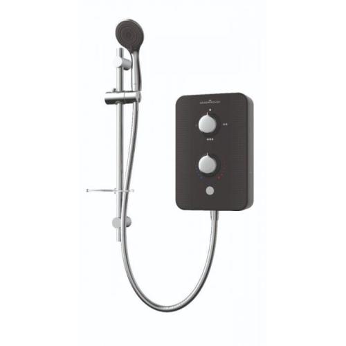 Gainsborough Slim Duo Electric Shower Piano Black 9.5kw GSDPB95