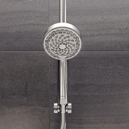 Aqualisa iSystem Smart Divert Exposed Shower with Adjustable and Ceiling Fix Heads - Gravity Pumped