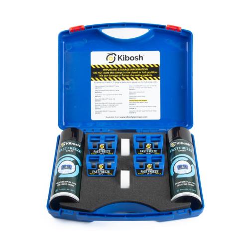 Kibosh Professional FASTFREEZE Pipe Freezing Kit with Carry Case KIBKIT6-F2