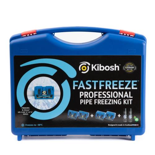 Kibosh Professional FASTFREEZE Pipe Freezing Kit with Carry Case KIBKIT6-F2