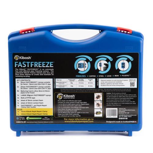 Kibosh Professional Rapid Repair and FASTFREEZE Kit with Carry Case KIBKIT6-RF
