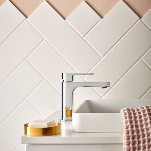 Vado Life Slimline Mono Basin Mixer + Universal Waste LIF-200/CC-CP