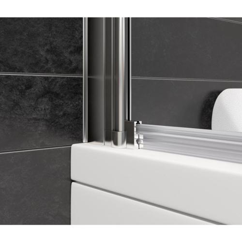 Merlyn Single Square Bathscreen 800 X 1500mm MB2