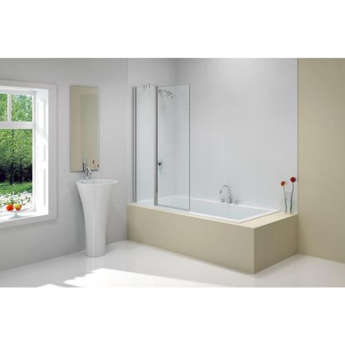 Merlyn 2 Panel Folding Square Bathscreen 900 x 1500mm MB3B