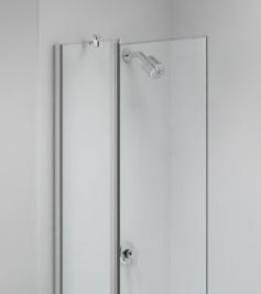 Merlyn 2 Panel Folding Square Bathscreen 900 x 1500mm MB3B