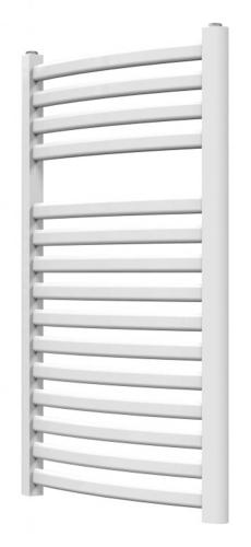 Vogue Curvee 1100 x 600mm Arched Crossbar Towel Rail Heating Only White 1320BTU MD050 MS1100600WH