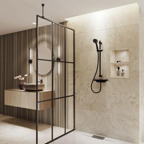 Aqualisa Midas 220 Shower Matt Black MD220S.MB