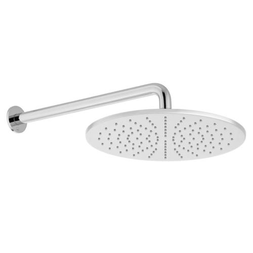 Vado Nebula Round Shower Head 300mm (12?) Diameter + Arm NEB-RO/30-SA-CP