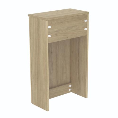 Newland 500mm WC Unit Including Worktop (No Cistern) Natural Oak