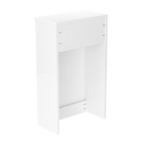 Newland 500mm WC Unit Including Worktop (No Cistern) White Gloss