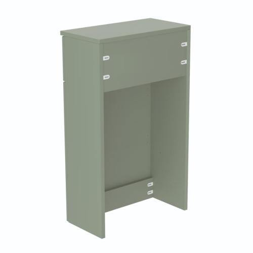 Newland 500mm WC Unit Including Worktop (No Cistern) Sage Green