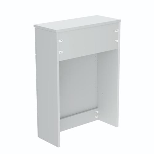 Newland 600mm WC Unit Including Worktop (No Cistern) Pearl Grey