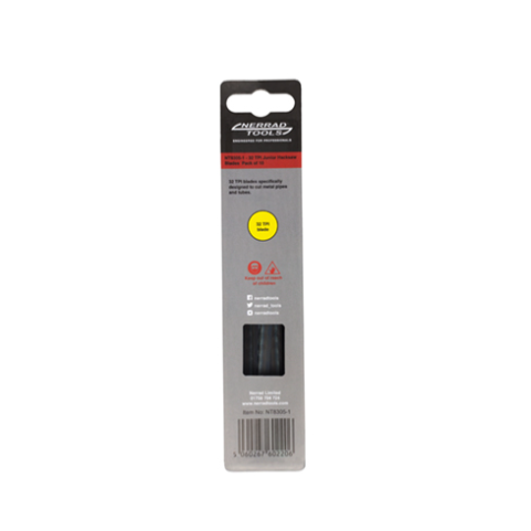 Nerrad Junior Hacksaw Spare Blades Metal Cut (10 Pack) NT8305-1