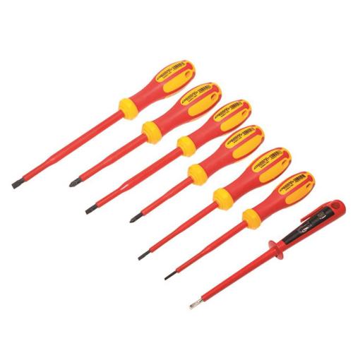 Nerrad VDE 1000V Insulated Screwdriver Set (7 Piece) NTSDSVDE