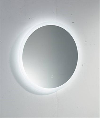 Plumb2u Segura 600mm Round Illuminated LED Mirror - Clear Glass OA60F