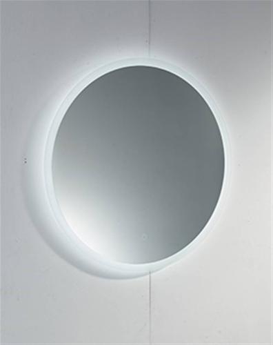 Plumb2u Segura 800mm Round Illuminated LED Mirror - Clear Glass OA80F