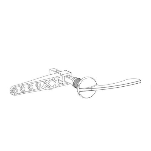 Viva 3/8" E Type Toilet Handle Kit, Flush Tank Cistern Lever PP0008E/A