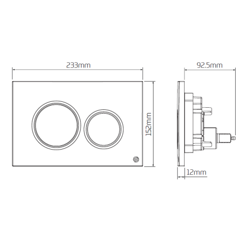 Thomas Dudley Drift Push Plate 372565