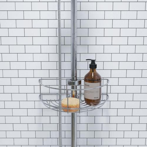 Croydex Easy Fit Shower Riser Rail Basket QM261041