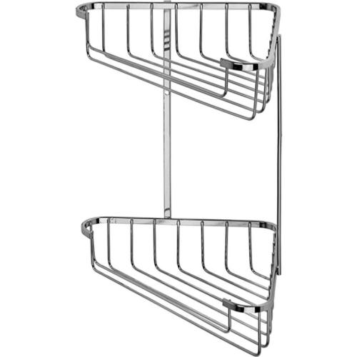 Croydex Rust Free Large Two Tier Corner Basket QM263841