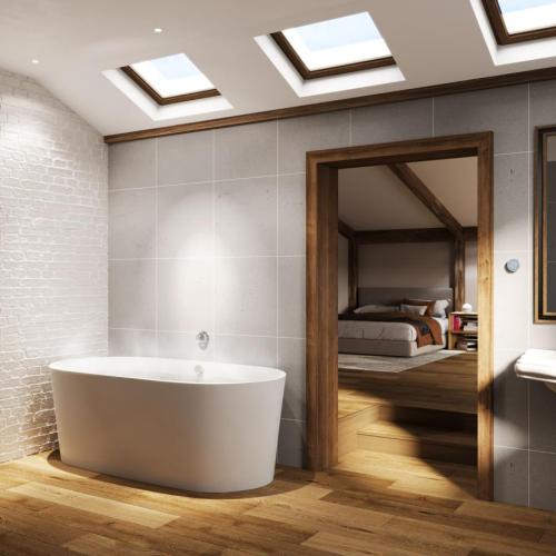 Aqualisa Quartz Classic Smart Bath with Overflow Filler - GP QZD.A2.BTX.23