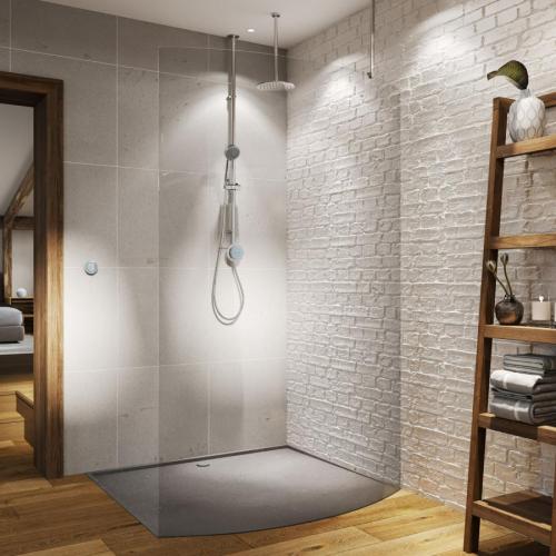 Aqualisa Quartz Classic Smart Divert Exposed Shower with Adjustable and Ceiling Fix Heads - GP