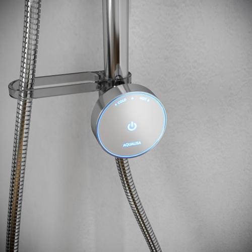 Aqualisa Quartz Blue Smart Exposed Shower with Adjustable Head - HP QZSB.A1.EV.23
