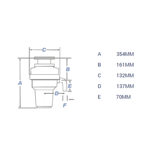 Waste Maid Elite S-Series S-599 Economy Food Waste Disposal