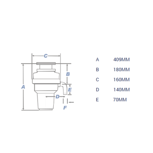 Waste Maid Elite S-Series S-999AS Deluxe Food Waste Disposal