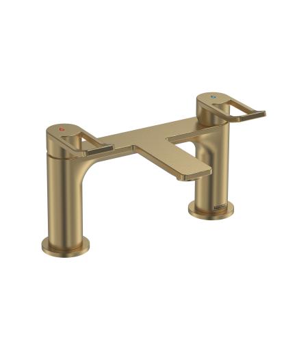 Bristan Saffron Bath Filler Brushed Brass SAF BF BB