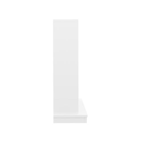 Bemodern Salehurst 38" Timber Electric Fireplace Ash White SALEH-AW-22ROD