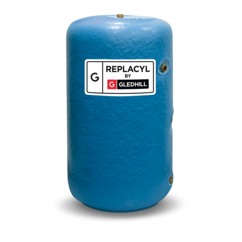 Gledhill 1050x400mm Indirect Stainless Vented ReplaCyl SEREP42X16IND