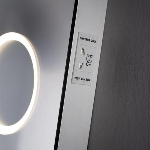 Plumb2u Cabrera 600 x 800mm Illuminated LED Mirror - Clear Glass SHM6080