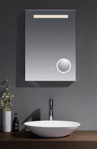 Plumb2u Cabrera 700 x 500mm Illuminated LED Mirror - Clear Glass SHM7050