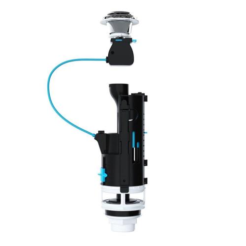 Viva Skylo Universal 1-1/2" & 2" Outlet Dual Flush Valve & Push Button with 300mm Cable SKY005