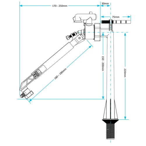 Viva Skylo Bottom Entry Ball Valve SKY105