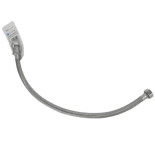 VIVA 1/2" x 15mm Flexi Hose Tap Connector Basin with Isolator Valve 500mm BSP - SSH2/A