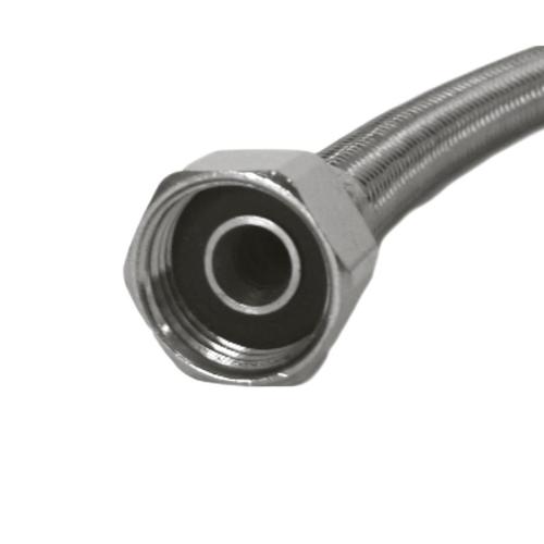 VIVA 1/2" x 15mm Flexi Hose Tap Connector Basin with Isolator Valve 500mm BSP - SSH2/A