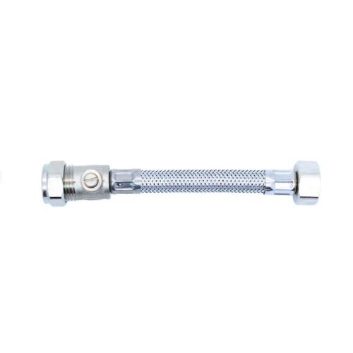 Viva 1/2" x 15mm Flexi Hose Tap Connector Basin with Isolator Valve 150mm BSP SSH2/B