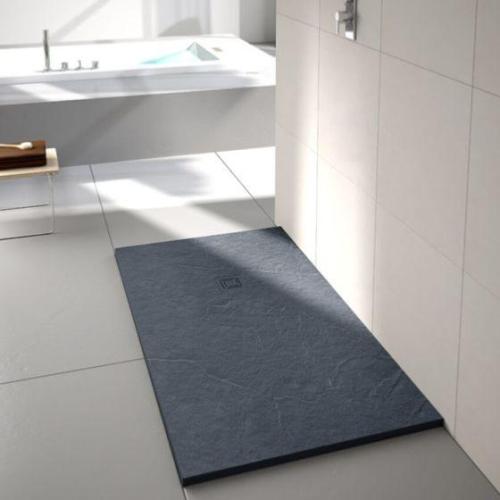Merlyn Truestone 1200x800mm Rectangular Tray Graphite Slate Black T128RTG