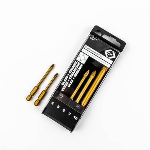 C.K Glass/Tile TCT Drill Bit Set of 5 T3059