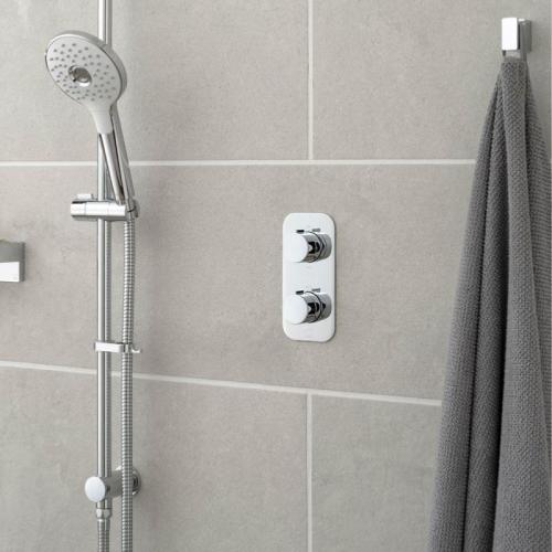 Vado Tablet 2 Outlet Thermostatic Valve All-Flow TAB-148/2-ALT-C/P