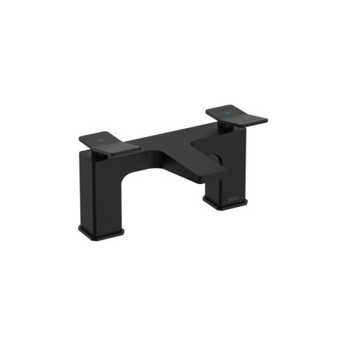 Bristan Tangram Bath Filler Black TAN BF BLK