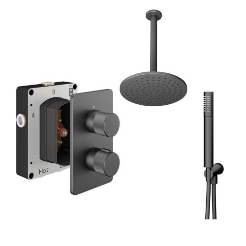 Abacus Shower Pack 4 - Iso Pro - Matt Anthracite TBKT-25-8694