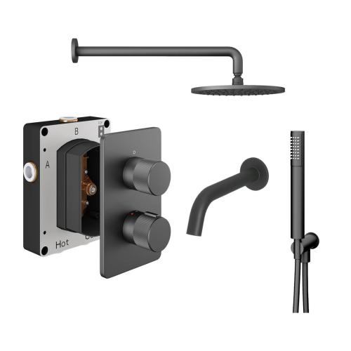 Abacus Shower Pack 5 - Iso Pro - Matt Anthracite TBKT-25-8695