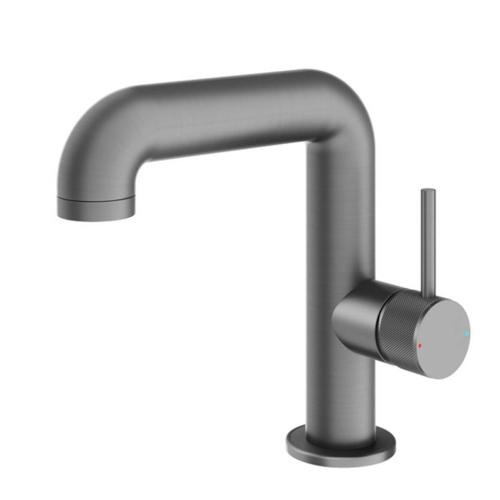 Abacus ISO PRO Mono Basin Mixer Side Handle Matt Anthracite TBTS-446-1404